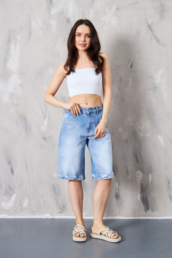 Rybaczki damskie jeans Roz 34-40, 1 Kolor Paczka 10 szt